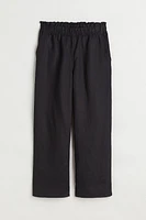 Ankle-length Linen Pants