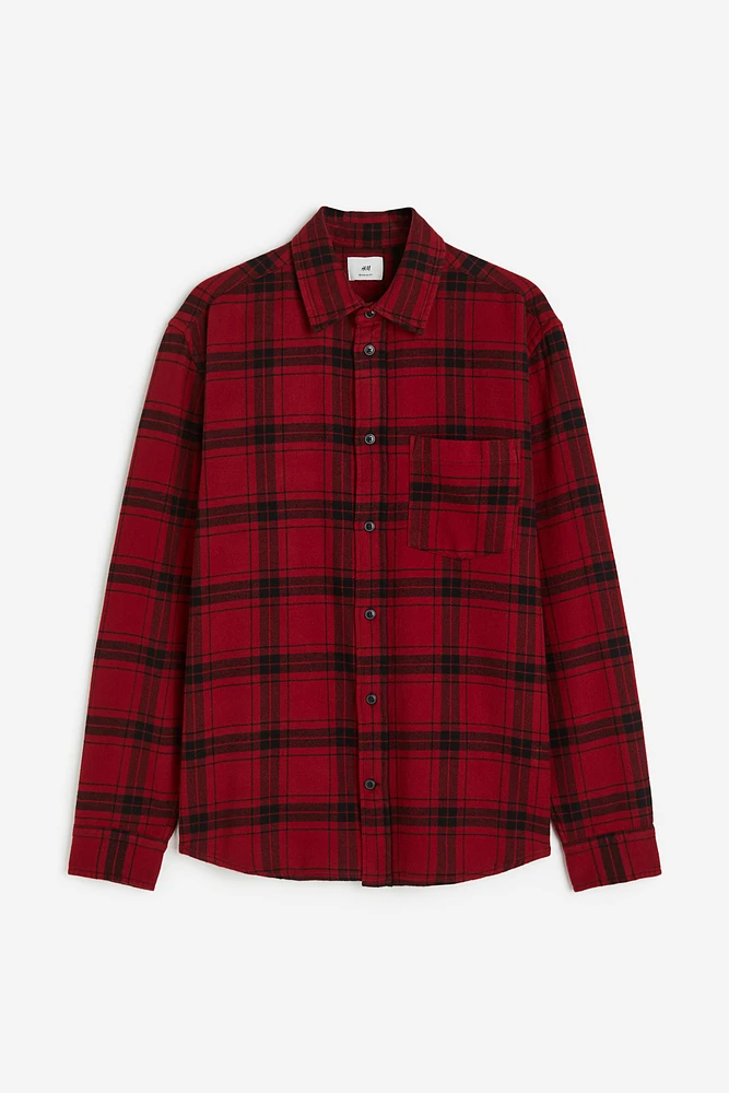 Regular Fit Flannel Shirt