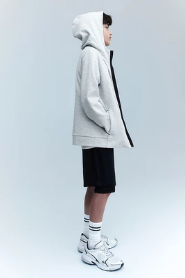 Thick Jersey Hooded Jacket