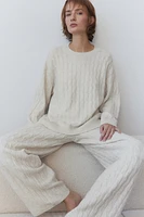 Cable-Knit Sweater