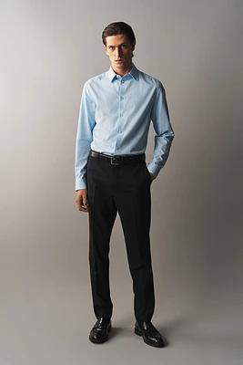 Slim Fit Pima Cotton Shirt