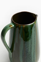 Glazed Terracotta Pitcher