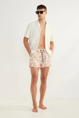 Patterned Swim Shorts