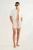 Patterned Swim Shorts