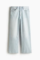 Jean droit Taille Haute Coupe Décontractée