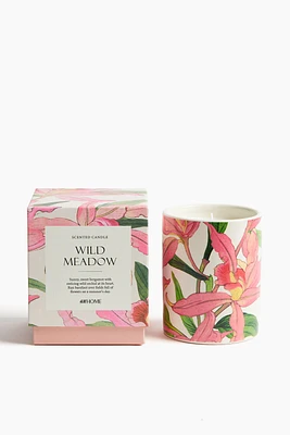 Scented Candle in Ceramic Holder
