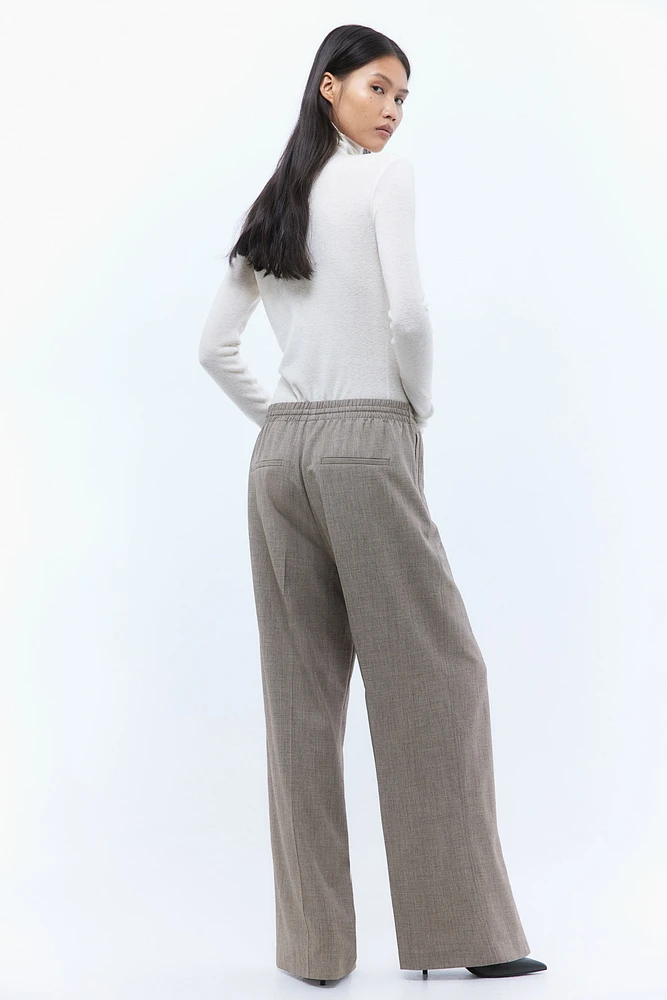 Pantalon de tailleur avec cordon serrage