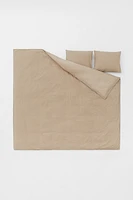 King/Queen Duvet Cover Set with Plumeti