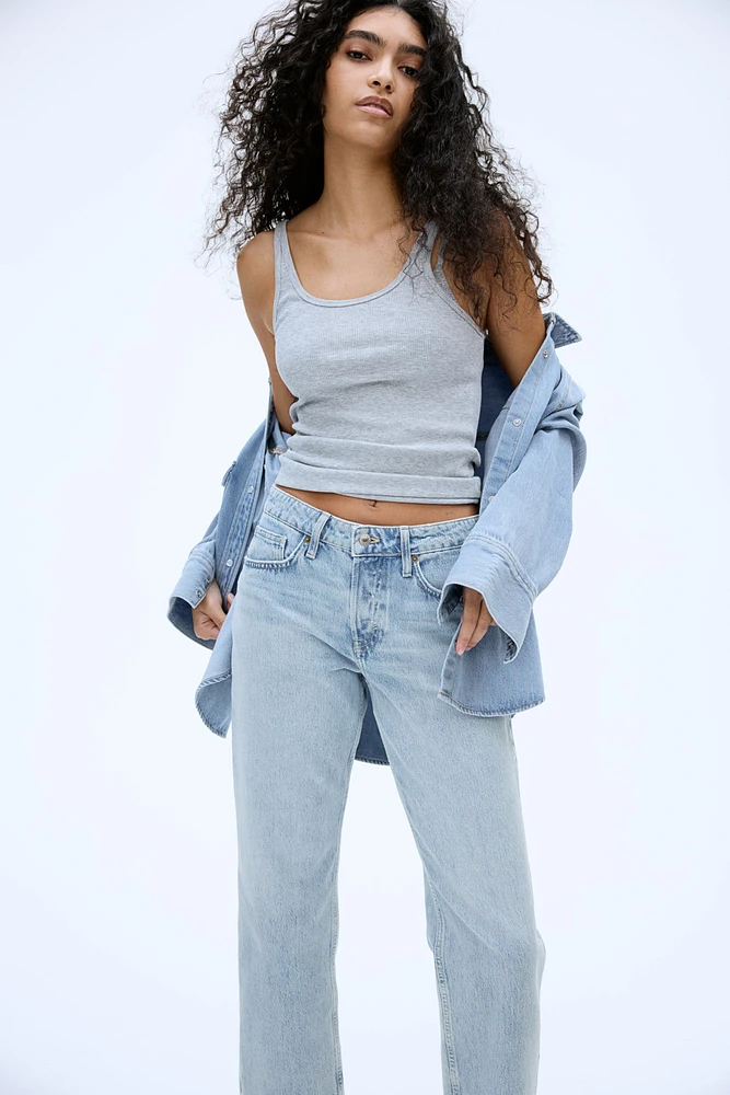 Straight Regular Ankle Jeans