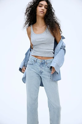 Straight Regular Ankle Jeans