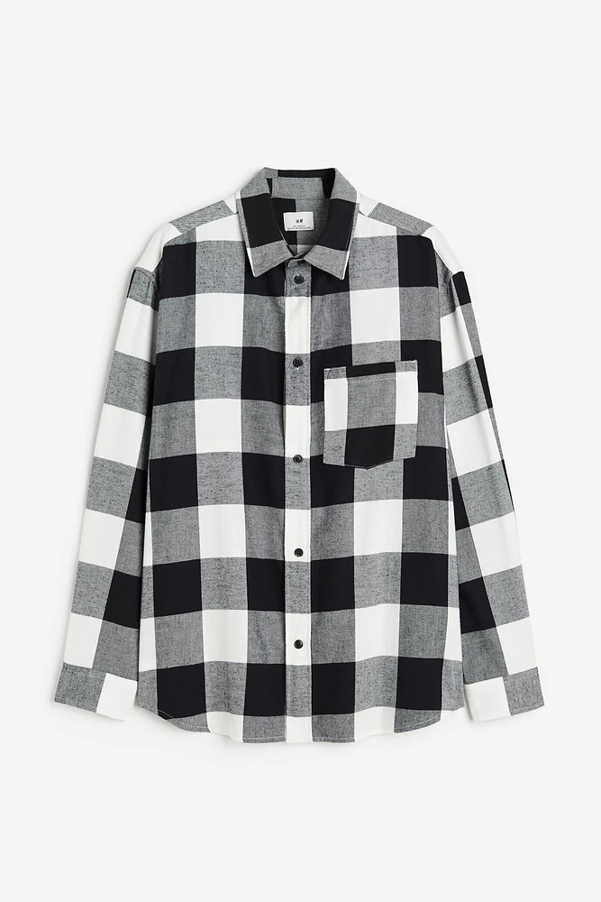 Relaxed Fit Flannel Shirt