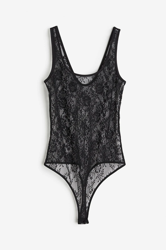 Lace Thong Bodysuit