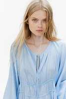 Drawstring-detail Dress