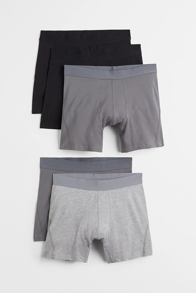 5-pack Mid-Length Boxer Briefs with Lycra®