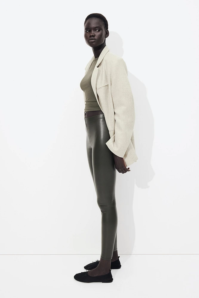 Coated Leggings