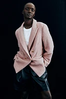 Blazer en tissu texturé