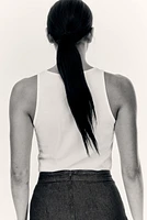 Camisole côtelée