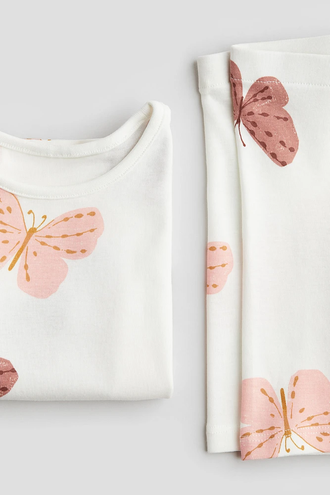 Pyjama Bien Ajusté en coton imprimé