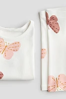Snug Fit Printed Cotton Pajamas