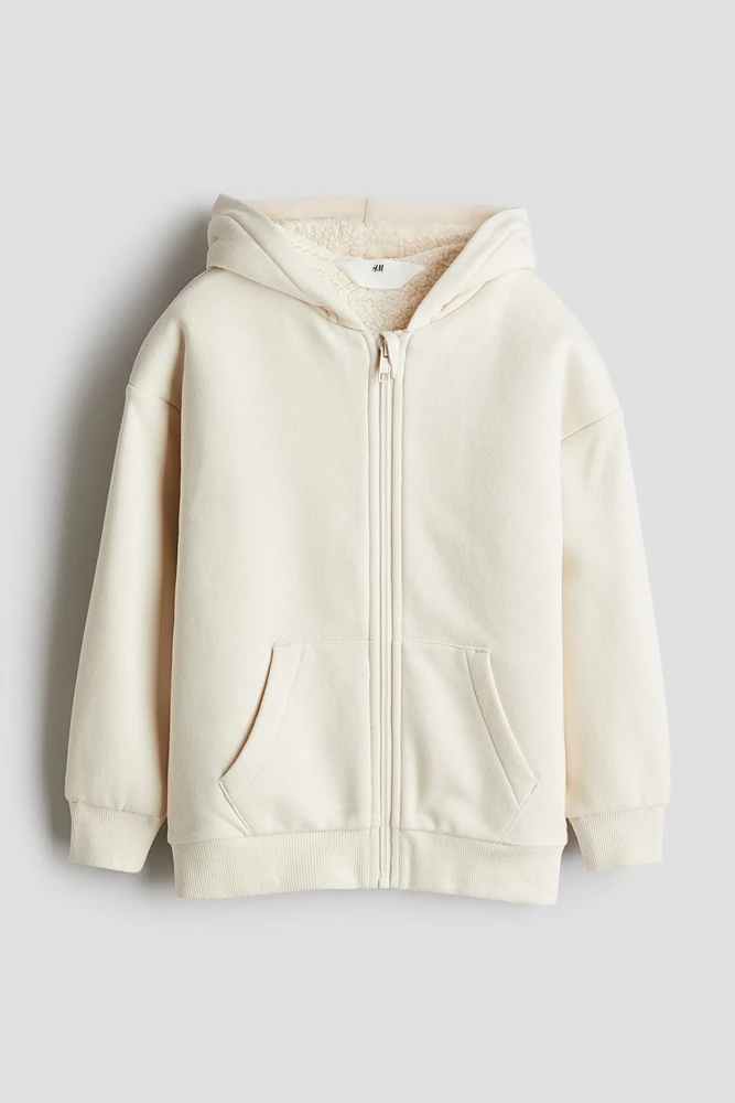 Teddy Fleece-Lined Hooded Jacket