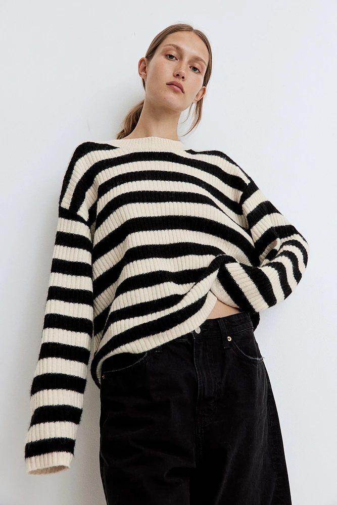 Rib-knit Sweater