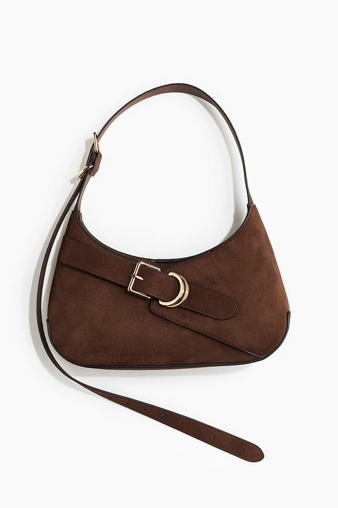 Strap-Detail Shoulder Bag