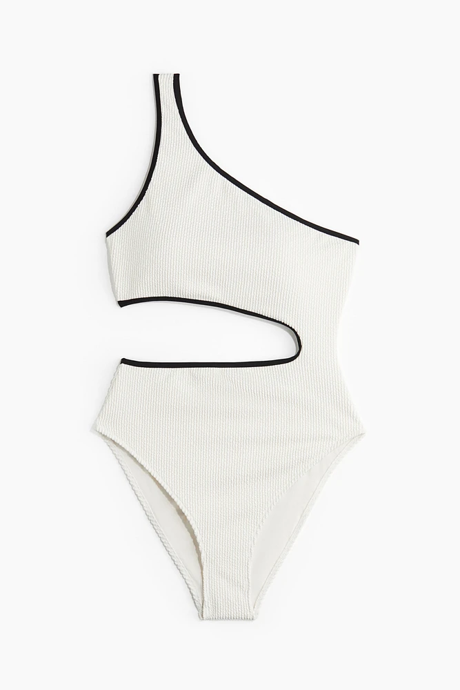 Maillot de bain asymétrique avec ouverture
