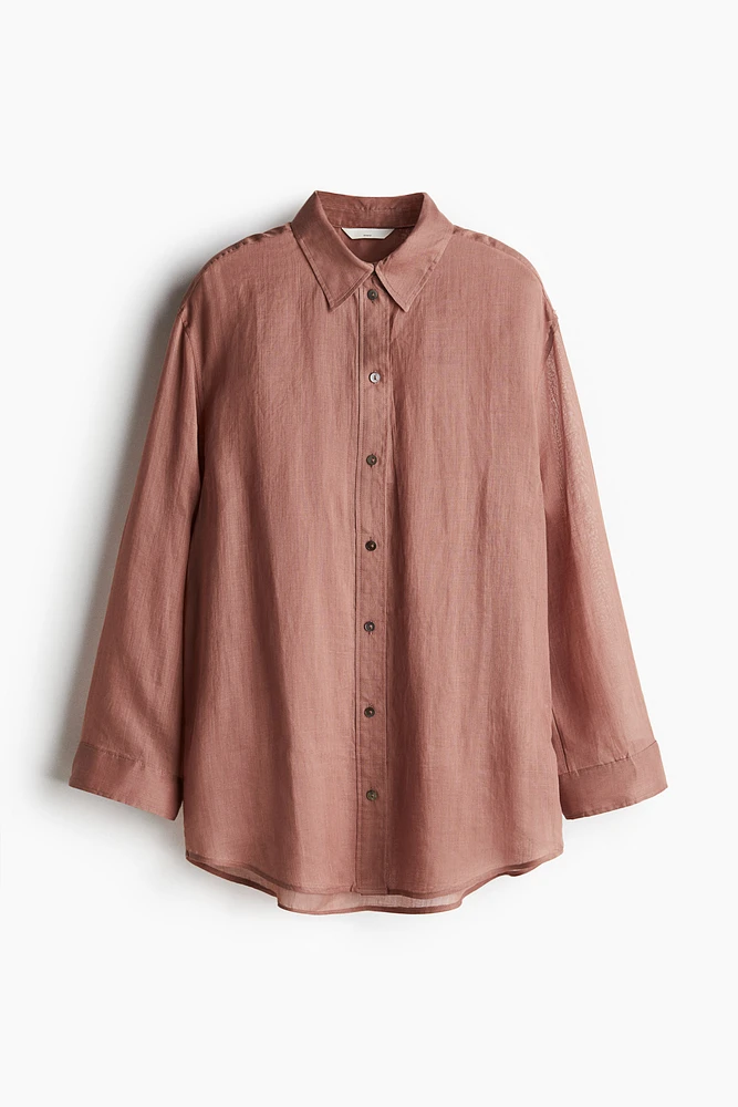 Oversized Ramie Shirt