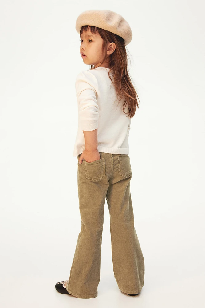 Flared Corduroy Treggings
