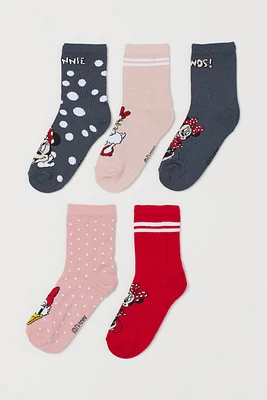 5-pack Graphic-detail Socks