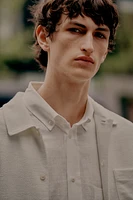 Loose Fit Textured Shirt