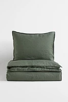 Enveloppe de couette lit simple en lin