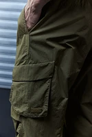 Loose Fit Parachute Cargo Pants