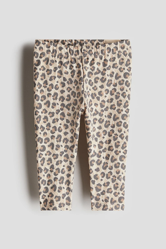 Legging en coton imprimé