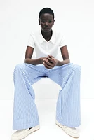 Cotton Drawstring Pants