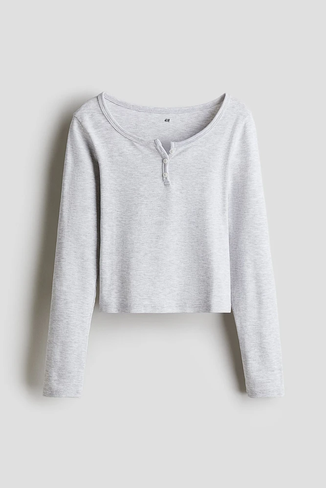 Long-Sleeved Jersey Top