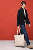 Veste d'entraîneur en toile à coupe classique