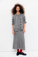 Flared Knit Skirt