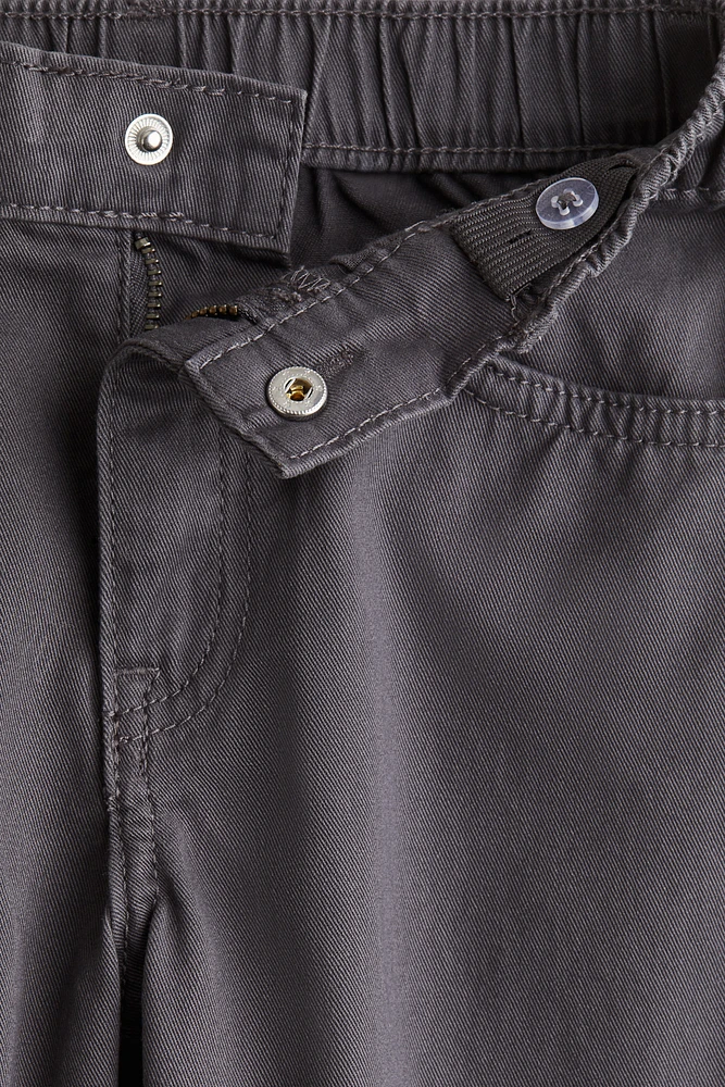 Loose-Fit Twill Pants