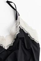 Maillot en microfibre avec dentelle