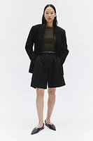 Boat-Neck Jersey Top