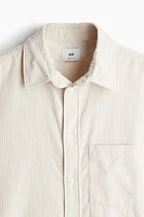 Regular Fit Corduroy Shirt