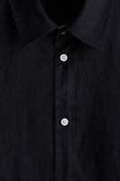 Regular-Fit Linen Shirt