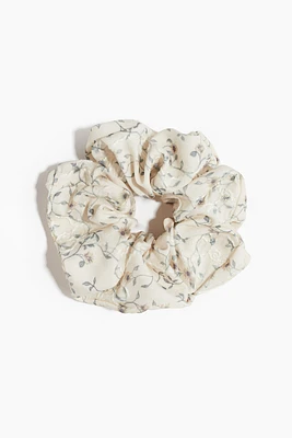 Embroidered Scrunchie