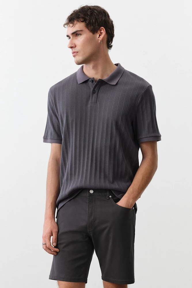 Regular-Fit Twill Shorts