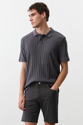 Regular-Fit Twill Shorts