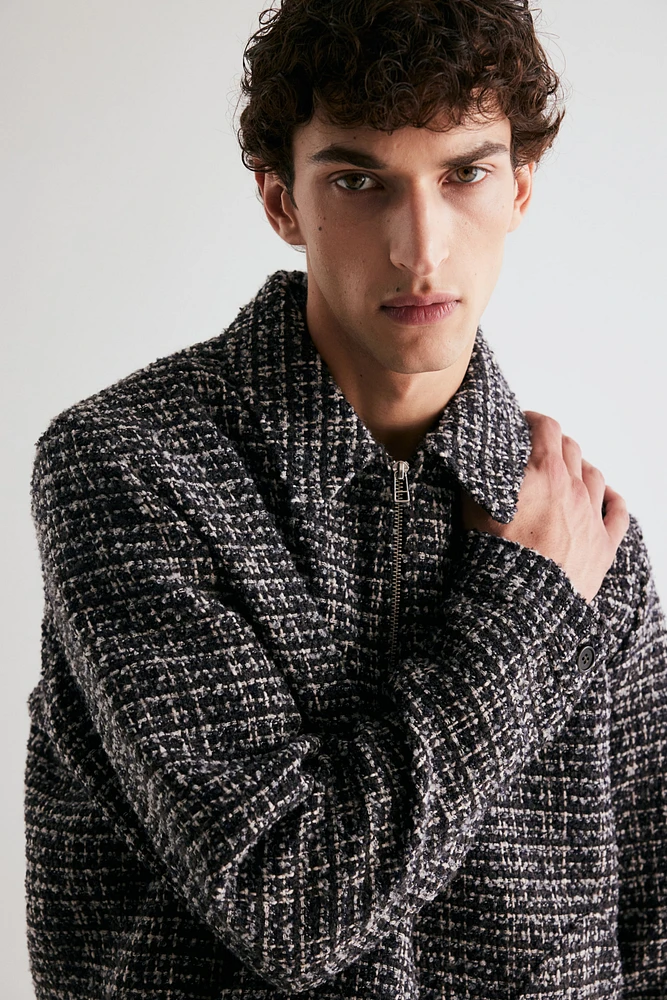 Regular Fit Tweed overshirt
