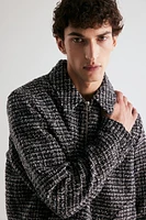 Regular Fit Tweed overshirt