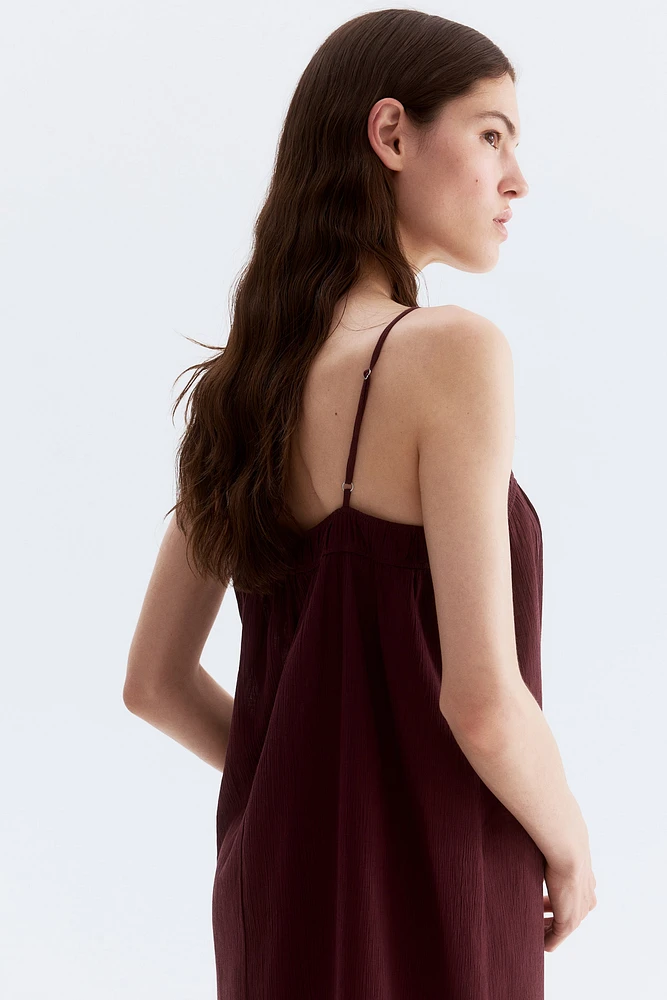 Crinkled Slip Dress