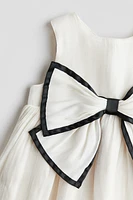 Bow-Detail Organza Dress